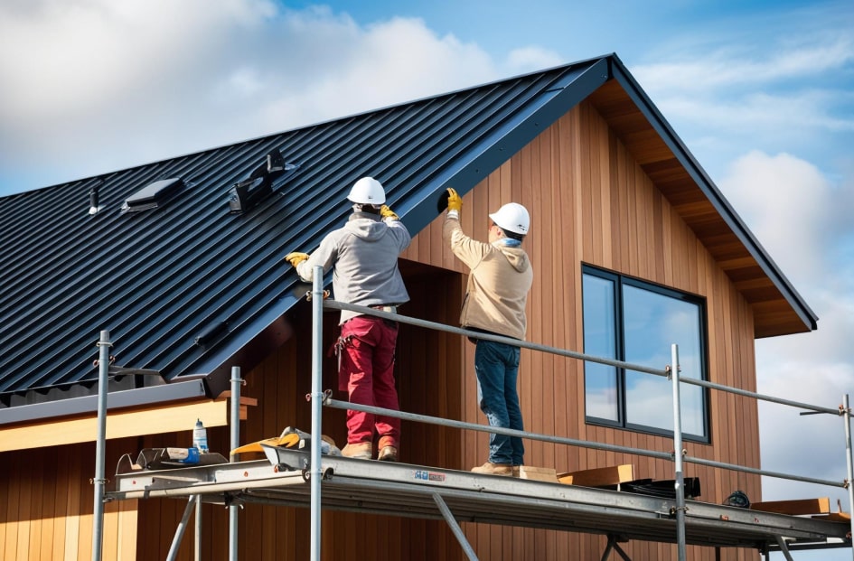 arizona flat roof company applying elastomeric coating