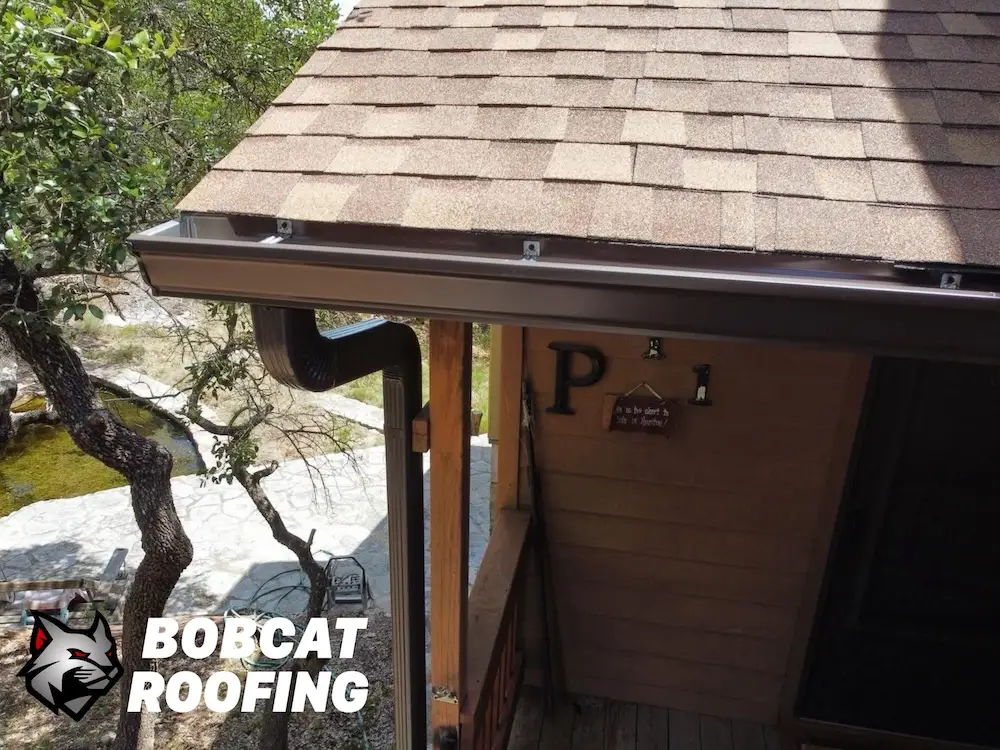 new gutters on Austin Texas home